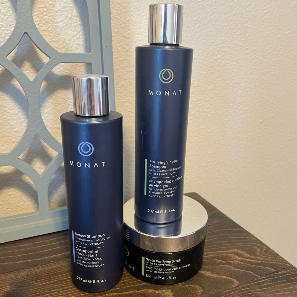 Monat {3 pack} Shampoo & Scrub Bundle